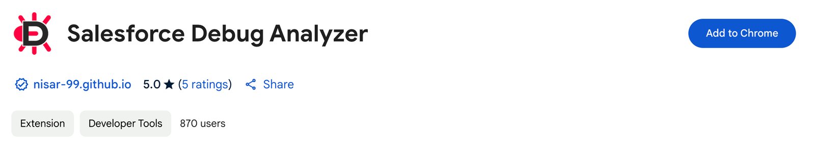 12. Content Image Handpicked Salesforce Chrome Extensions Salesforce Debug Analyzer